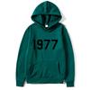 High Street 1977 Printed Couple Hooded Sweater Pullover Trendy Top Couple