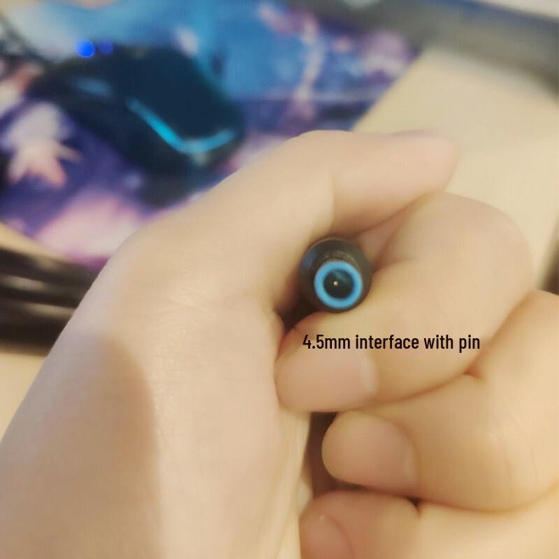 HP 65W Laptop Power Adapter with 4.5mm to 7.4mm Converter