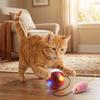Silent Electric Cat Toy Ball Motion Sensor Cat Teaser Ball Smart Pet Toy  Relieve Boredom