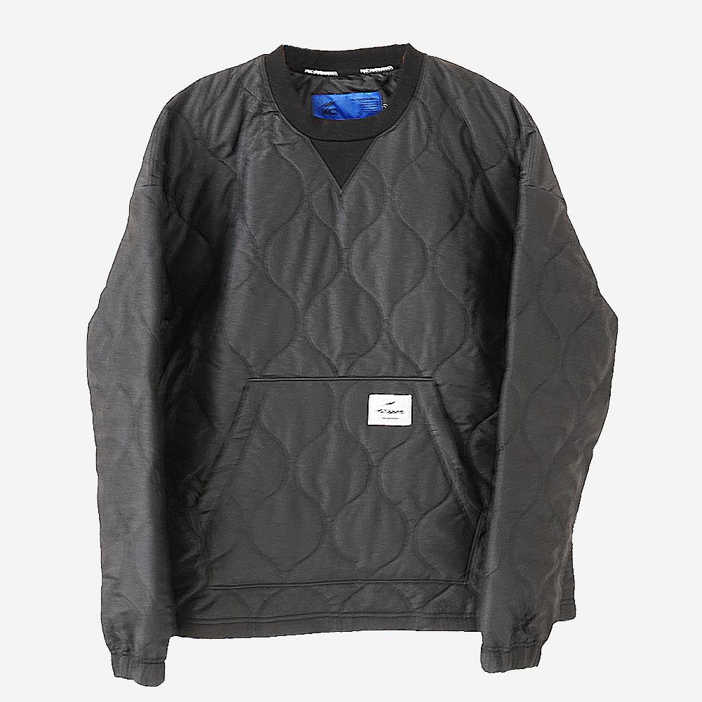 Moseupocheu Wool Padded Crew Neck Black