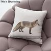 Fox Themed Decorative Pillow Covers Pattern Cushion Cover Suitable for Sofa Bedroom Car Pillow Cover