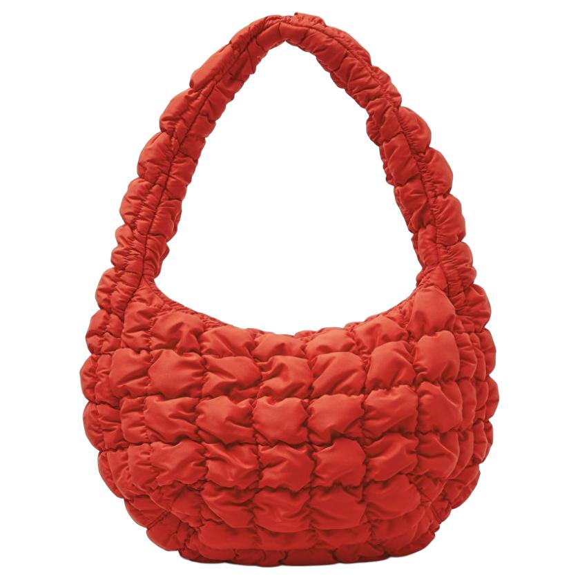 

New COS Polyester Handbag Shoulder Bag Regular Women s Red 973537056 23.6*8.4*23.9CM