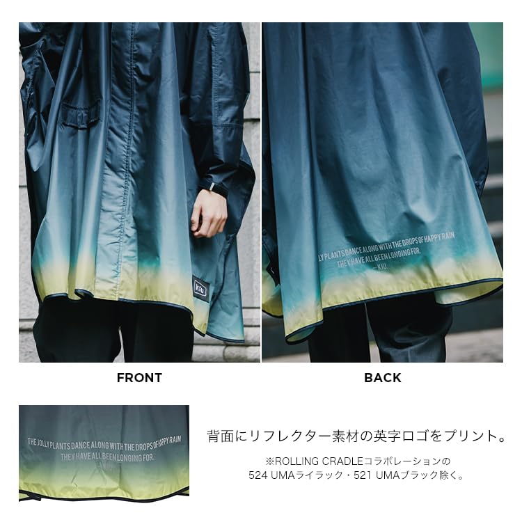 Standard Rain Poncho 2ND STANDARD RAIN PONCHO 2ND Water Water Heavy Rain Rain Heavy Rainy Sleeve Rain Rain Rain With Storage Commuting to Gradient