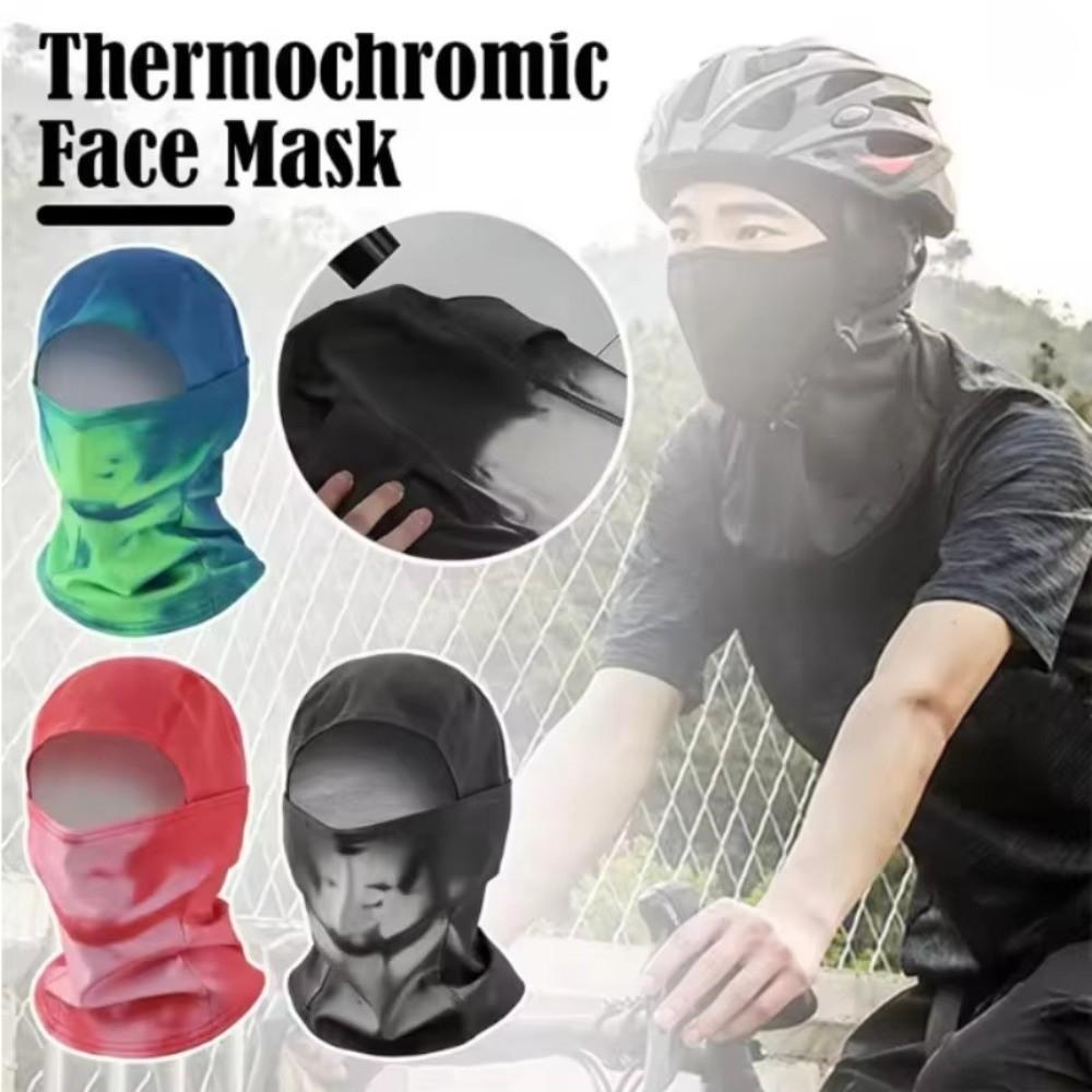 Thermal Color Changing Thermal Face Mask Sun Protection Headwear Outdoor Riding