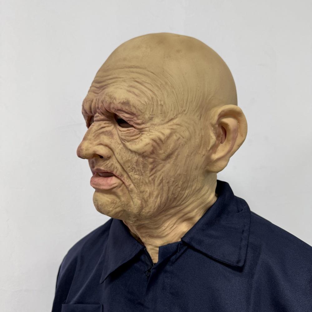 Maska na twarz starca Lateksowa maska Kostium na Halloween Odgrywanie ról Postacie europejskie i amerykańskie Możliwość personalizacji