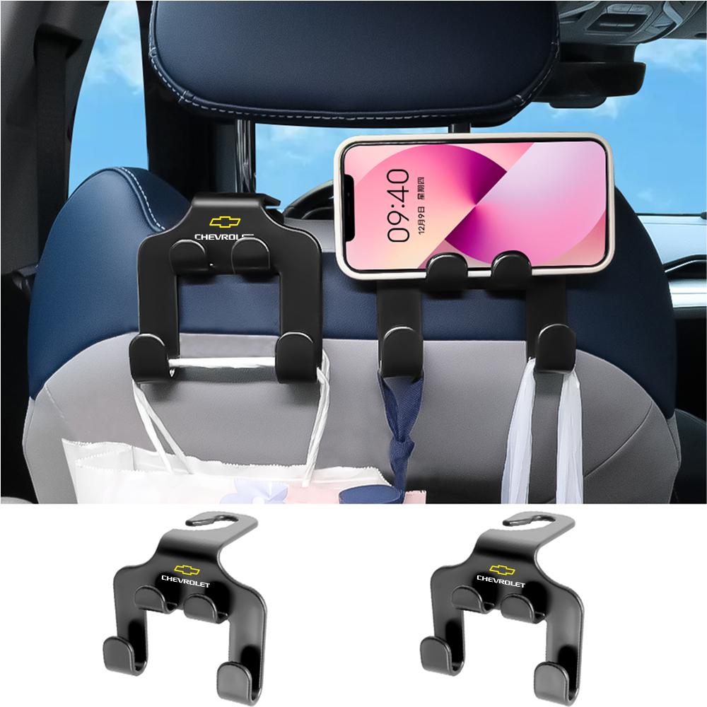 1/2pcs Car Rear Seat Hooks Handbag Phone Support Storage Hook For Chevrolet Cruze Lacetti Sonic Sail 3 Aveo T250 Cobalt Captiva