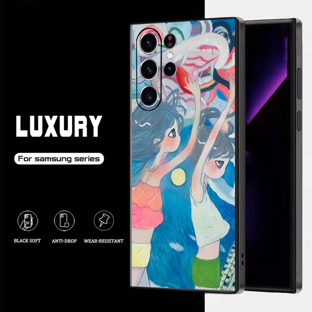 

A-Aya T-Takano Phone Case For Samsung S25,S24,S23,S22,S21,S20,S10,Ultra,Plus,Lite,FE,Soft Silicone Black Cover SamsungS10Plus