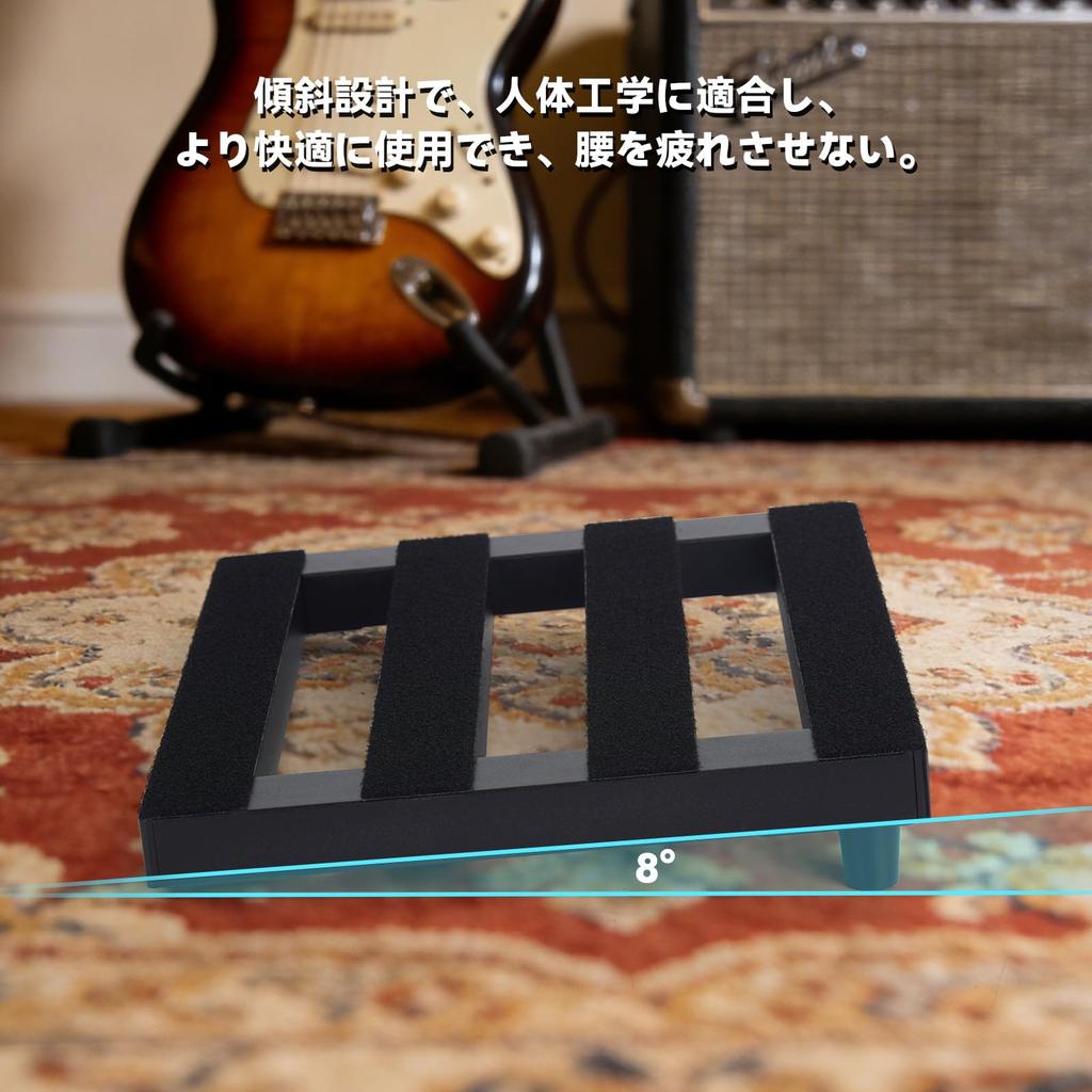 GOKKO Power Supply Effects Aluminum Durable and Includes Carrying Bag Built-in Pedalboard, Alloy, Ultra-lightweight (only 0.95kg), Long-lasting,