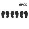 6 Pcs Half Round Sandals With Invisible Anti Slip Stickers Women's High Heels With Forefoot Pads Anti Pain Sweat Absorption And Anti Slip Stickers