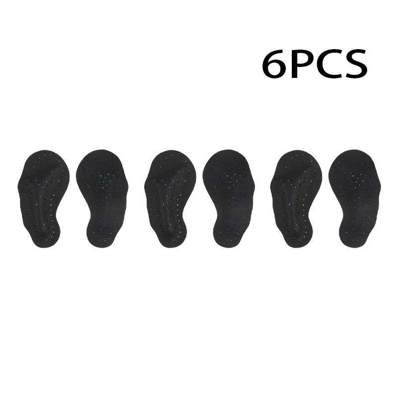 6 Pcs Half Round Sandals With Invisible Anti Slip Stickers Women's High Heels With Forefoot Pads Anti Pain Sweat Absorption And Anti Slip Stickers