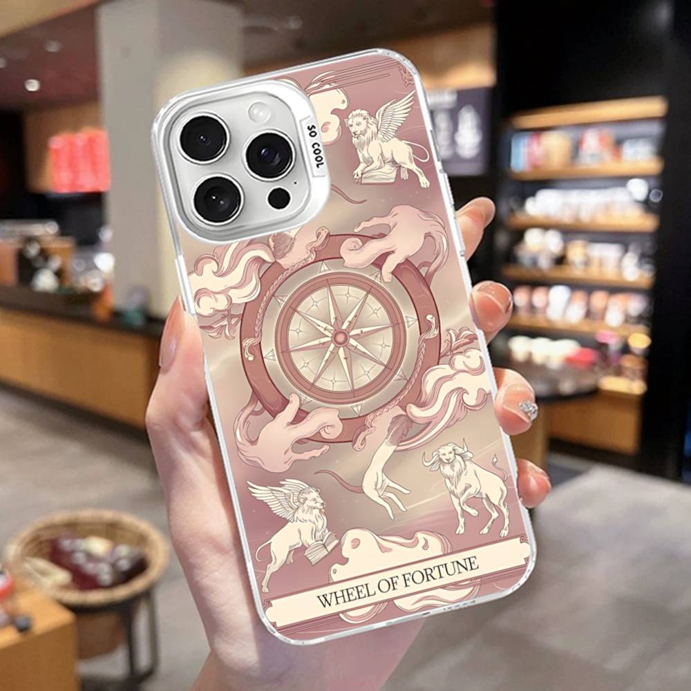 Divination Tools T-tarot Cards Phone Case For IPhone 17 16 15 14 13 12 11 Pro Max Plus Pro Colorful Shell