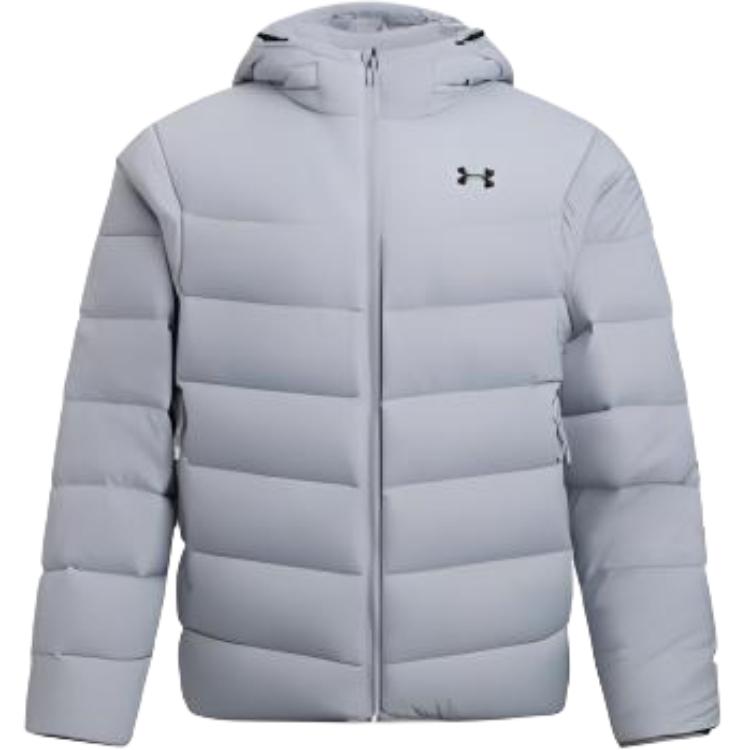 

Under Armour Core Down Comfortable Warm Soft Simple Long Sleeve Quilted Down Jacket Men Modern-Gray 6001970-011 XL