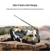 Hand-Crank Solar Emergency Radio with Light Function