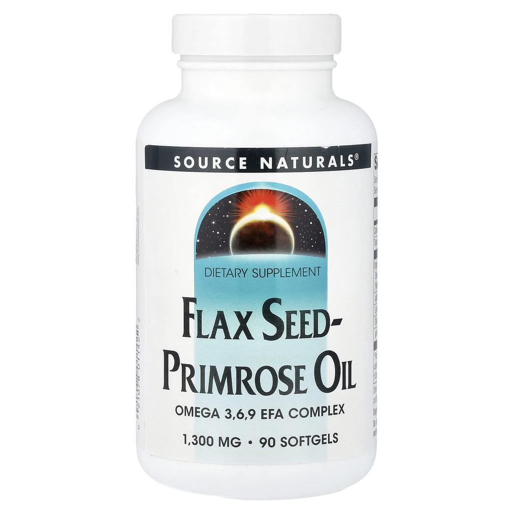 Source Naturals Flaxseed-Primrose Oil, 90 Softgels