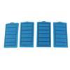 4pcs Blue Filter Cartridges Aquarium Tortoise Tank Carbon Filter Element Replacement