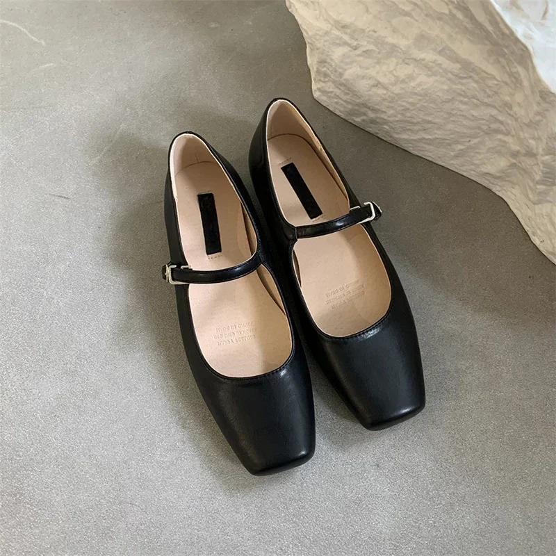 2025 Spring Single Shoes Fashion Shallow Slip On Women Flat Shoes Ladies Casual Outdoor Ballerina Shoe