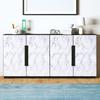 Marble Vinyl DIY Self Adhesive Wallpaper Bathroom Kitchen Contact Paper Waterproof Oil-proof Heat-resistant For Furniture Decor