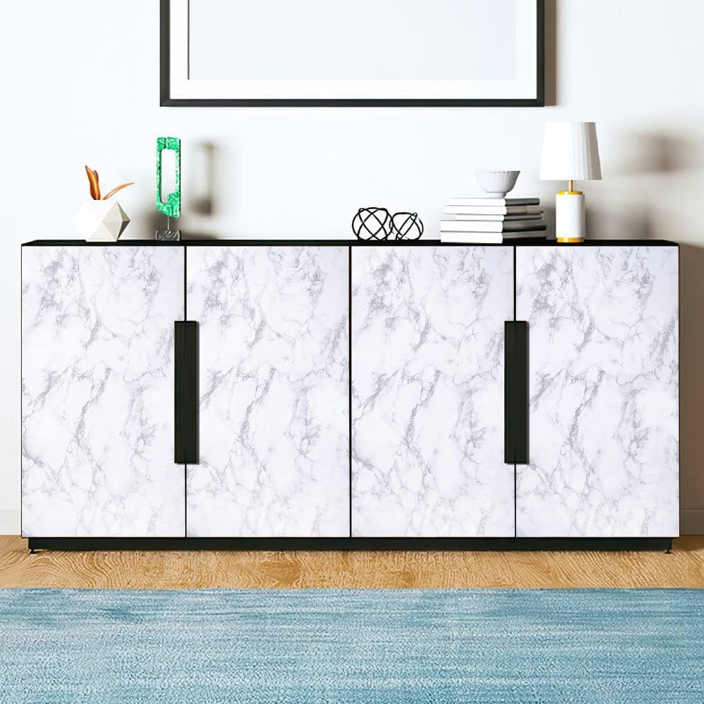 Marble Vinyl DIY Self Adhesive Wallpaper Bathroom Kitchen Contact Paper Waterproof Oil-proof Heat-resistant For Furniture Decor