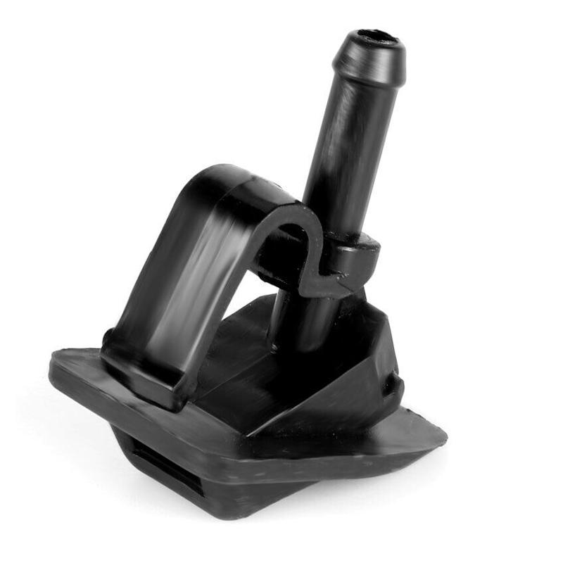 Scheibenwaschdüse Strahlreiniger Sprüher Schwarzer Kunststoff 55156728AB Passend für Jeep Wrangler TJ JK 2002 2003 2004 2005 2006