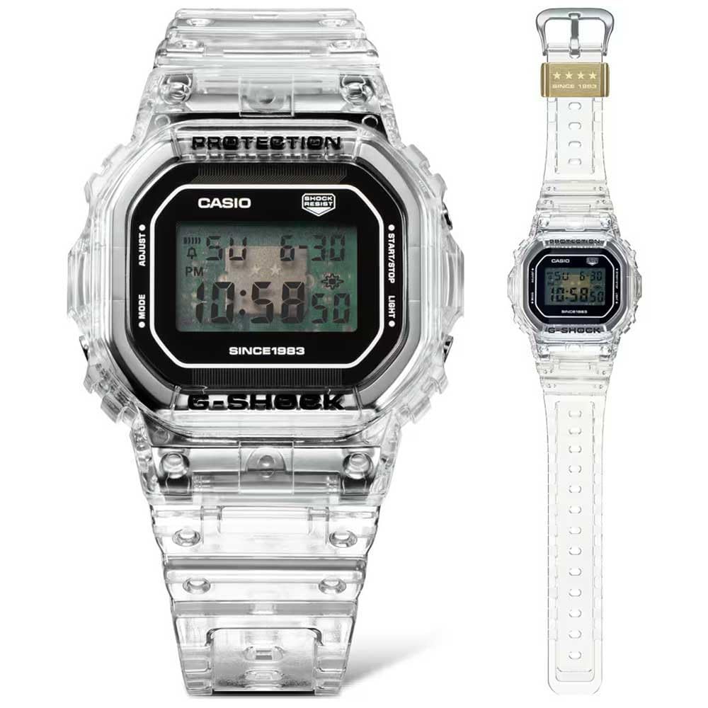CASIO Clear Remix 40th Anniversary Edition Digital Watch with Bracelet G-Shock DW-5040RX-7ER Direct from Japan