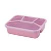 4 Compartments Fork Leak-Proof Microwave Bento Box Lunch Box Adult Lunch Containers Toddler Convenience Small Tools Accessory