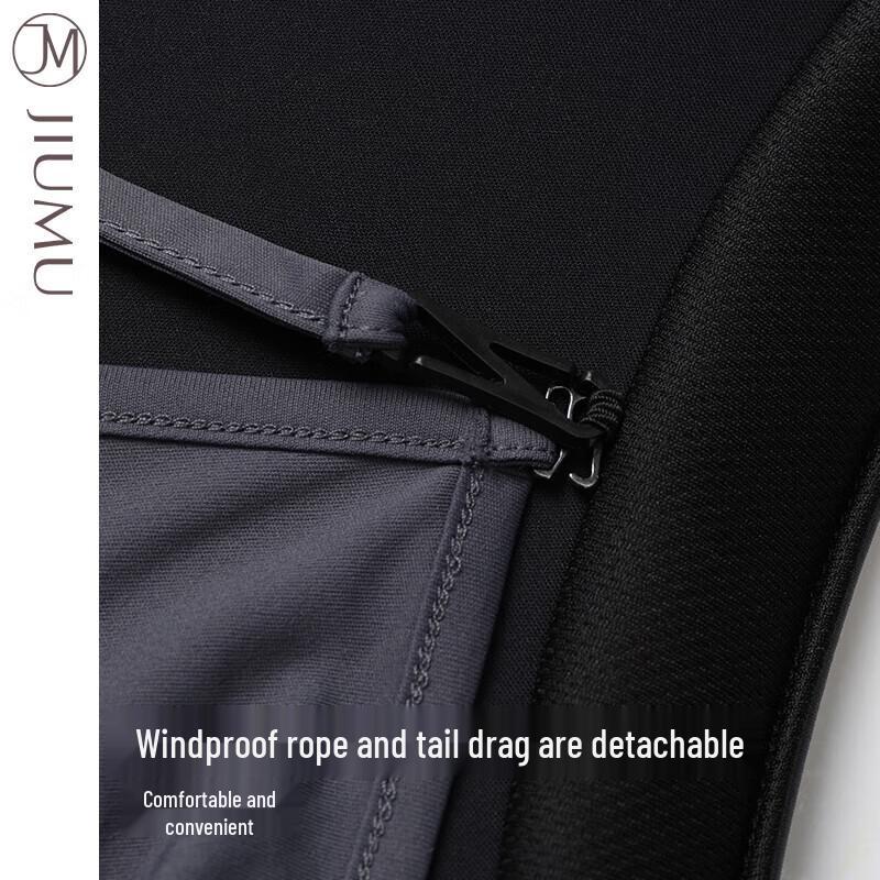 JIUMU Men's Wide-Brim Sun Visor with Neck & Face Protection