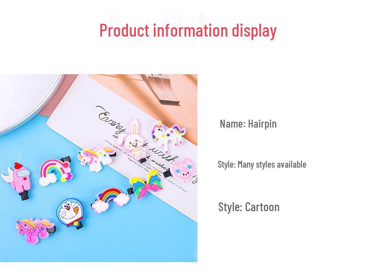 Rainbow Hair Clip for Girls: Cute Summer Accessory for Children, Babies & Princesses