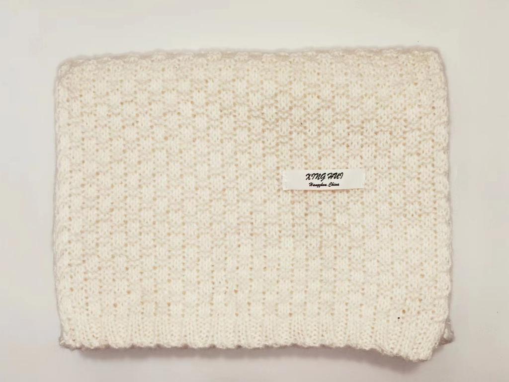 Autumn and winter new solid color scarf fashionable versatile knitted warm trendy scarf women