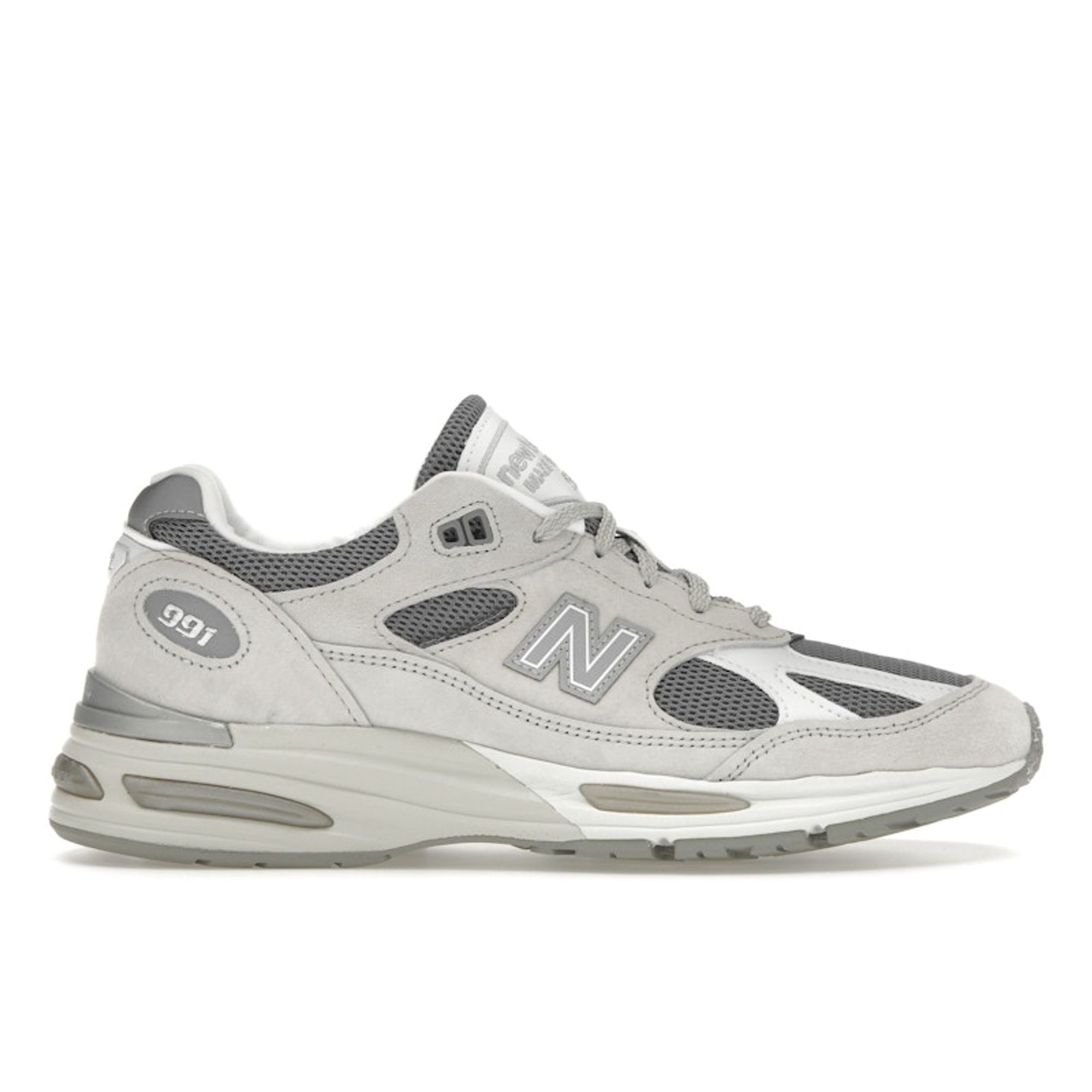 New Balance 991v2 Сделано в Англии Nimbus Cloud Унисекс Кроссовки Серый Холодный-серый Серебристый U991LG2 465 19800₽
