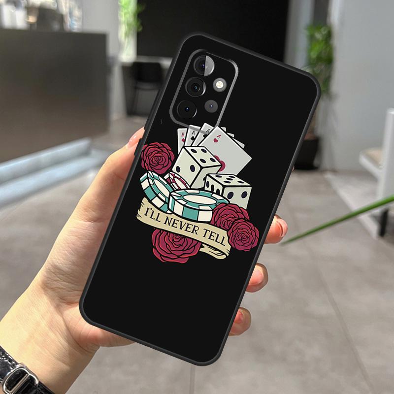 POKER PLAYING CARDS Case For Samsung Galaxy A22 A32 A52 A15 A16 A05 A26 A36 A56 A53 A33 A13 A34 A54 A14 A35 A55
