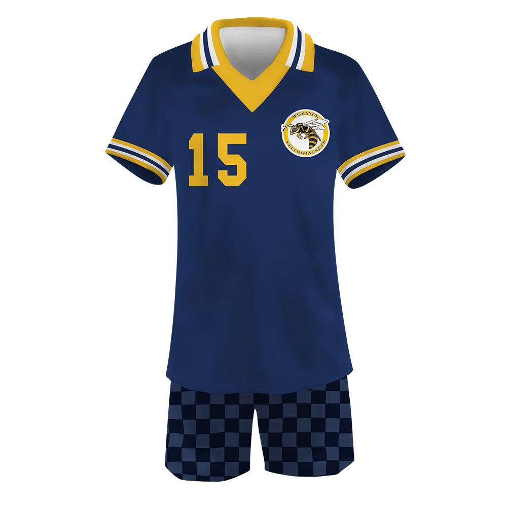 2 Season Yellowjackets Sports Shortsleeved Shorts Suit Number One To Sixteen