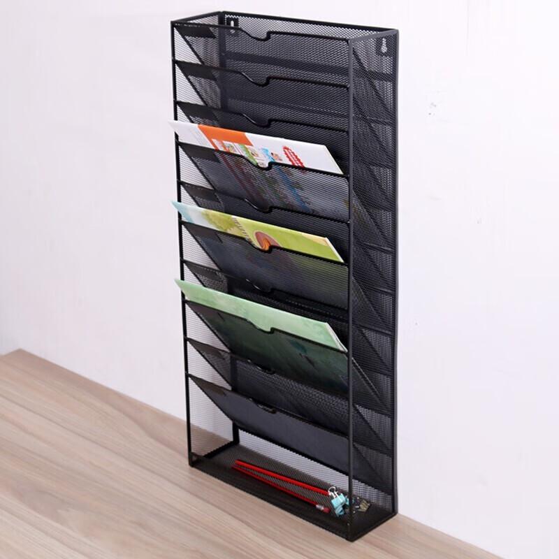 Homeglen Metal Mesh Wall-Mounted File Organizer