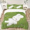 3pcs Anime Cartoon Design Duvet Cover Set with Two Pillowcases (No Core), Festive Gift
