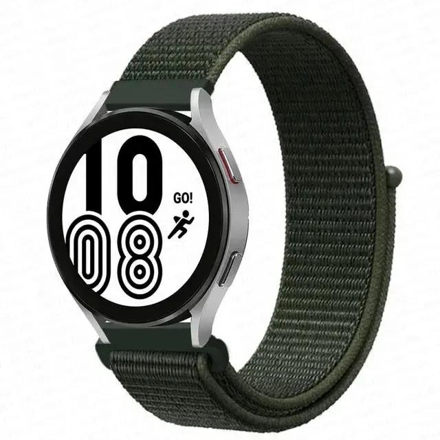 20mm 22mm Nylon-Schlaufenband Für Garmin Forerunner 265 965 255 255M 245 645 158/Venu 2Plus/Vivoactive 4 3/Venu SQ 2 Armband