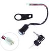 1 Set Universal Motorcycle Start The Ignition Switch Lock Key With Bracket For Most 50cc 70cc 90cc 110cc 150cc Accessories