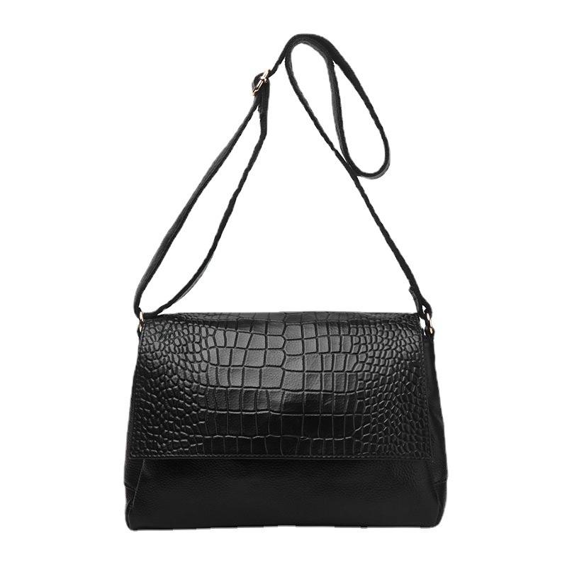 Women's New Trendy Multi-layer Crossbody Fashion Versatile Large Capacity Soft Leather One-shoulder Crossbody Bag