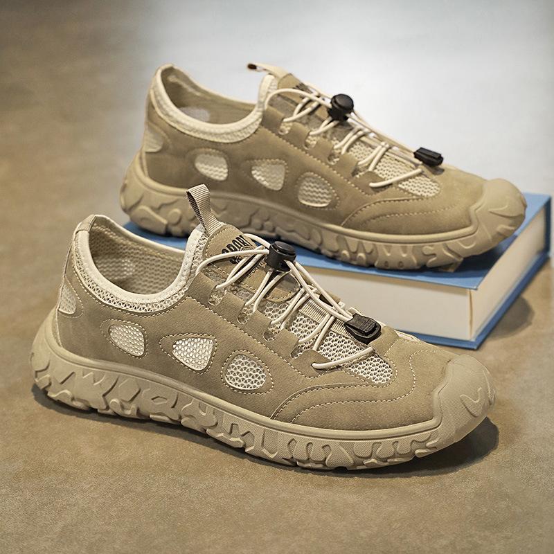 Fashion Summer Men's New Breathable Work Anti Slip Wear-resistant Casual Sports Shoes