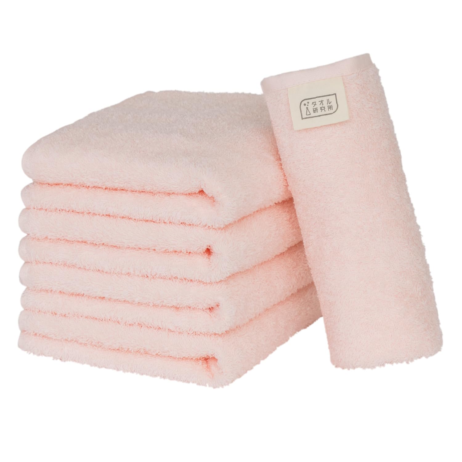 

Towel Laboratory Reason for Face Light Pink Blossom Easy to JapanTechnology [The Lightness] #006 Towels, (Cherry Color), 5-Piece Set, Quick-Drying,