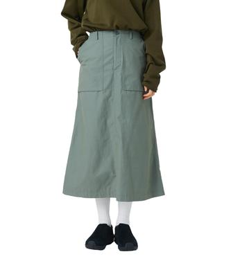 Light Dobby Cloth Skirt Skirt Bottoms FOLIAGE 2 SK-26SW001 Women's