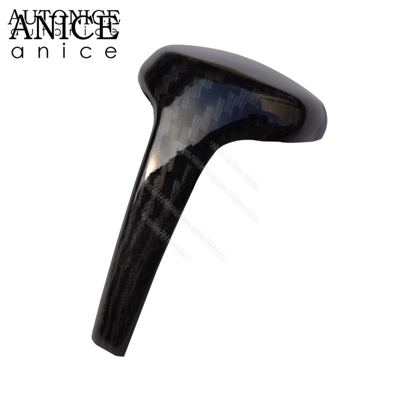 RED Carbon Fiber Color Interior Gear Shift Knob Decorator Cover Fit for Toyota Rav4 Corolla Camry Yaris Vios