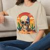 Cactus Skull T-Shirt Skull Tee - Gift for Boy Gift for Teen Gift for Girls Gift For Mom Gift for Dad Gift for Grandma Gift for Grandpa Tee