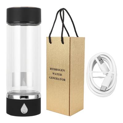420ml Hydrogen Water Bottle Maker Portable Rechargeable Hydrogen Rich Water Generator for Daily