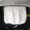 UV Protection Car Sunshade Curtain Universal Car Bear Sliding Curtain  Car Window