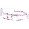 Dover Bed with Mattress Blue 140 x 190 cm Velvet