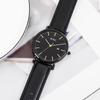 Leather Watch N [BUREI] Men's Watch, Stylish, Band, Business, Thin, Brand, Simple, Men's