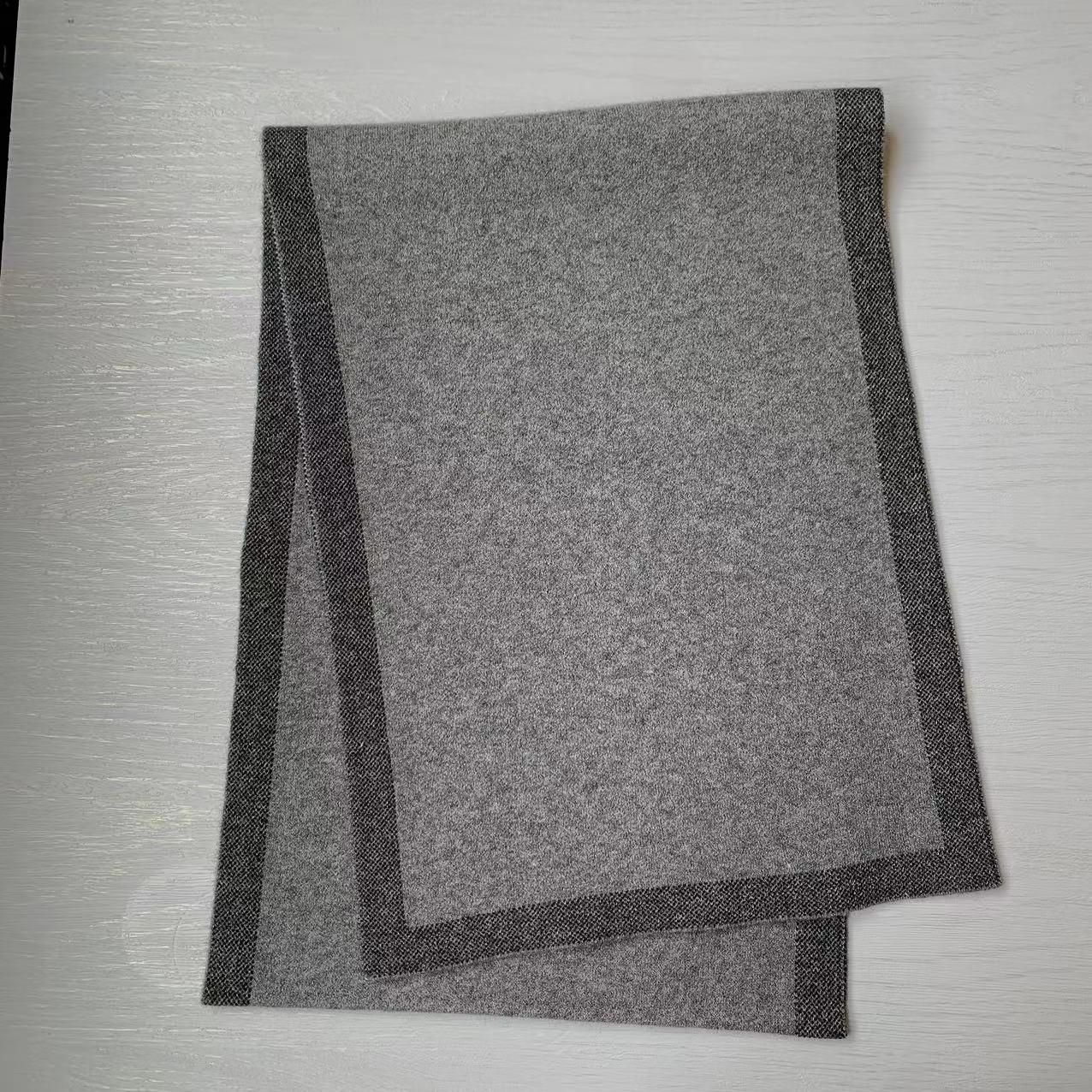 Мужской высококачественный зимний ветрозащитный кашемировый шарф-манишка Above 175cm