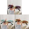 Cheetah Themed Polygon Sunglasses With Uv400 Protection For Fashionable Outdoor Activities