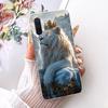 Transparent Casing For Xiaomi Mi9 Lite Case Cute Cat Fashion Butterfly Funny Cool Painted Cover M1904F3BG