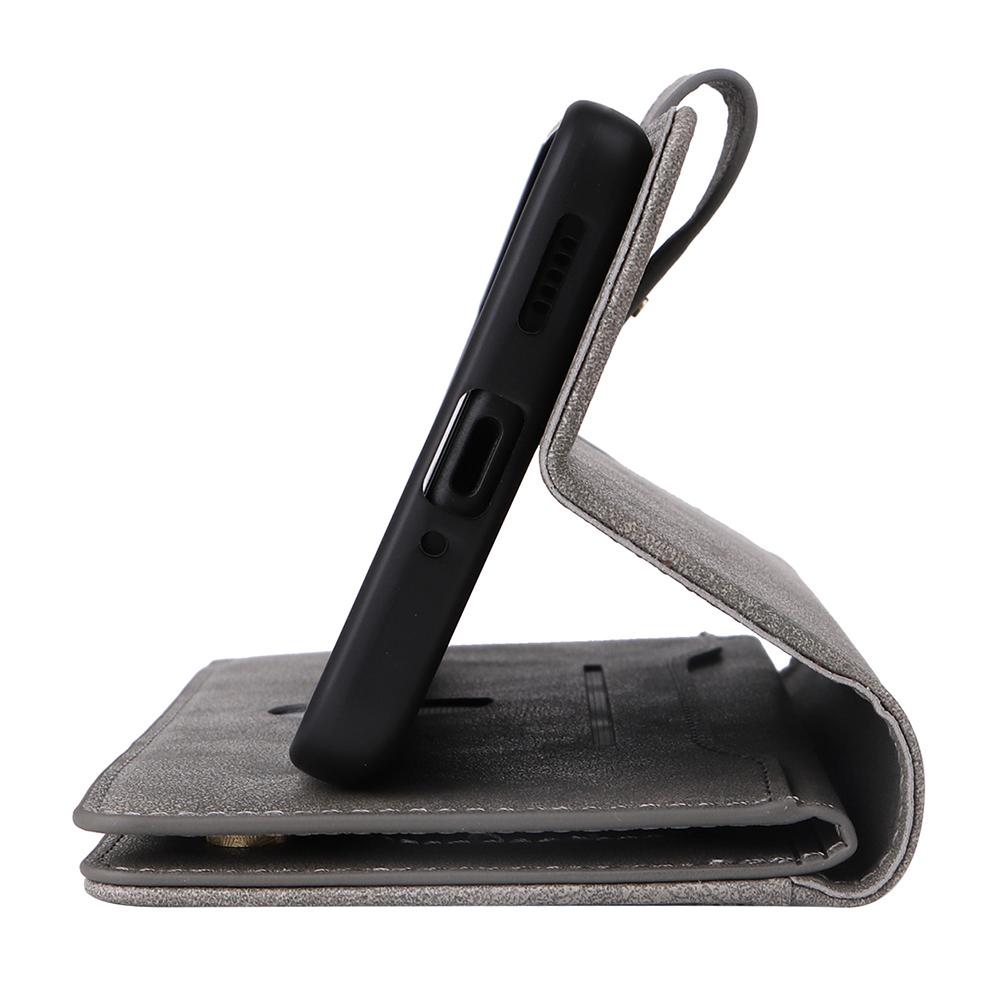 For Xiaomi Redmi Note 13 Pro 5G/Poco X6 5G Zipper Case PU Leather Stand Flip Phone Cover