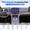 Car Accessories Center Console Transparent TPU Protective Film Anti Scratch Sticker LCD Screen Film For BYD Frigate 07 2023-2024